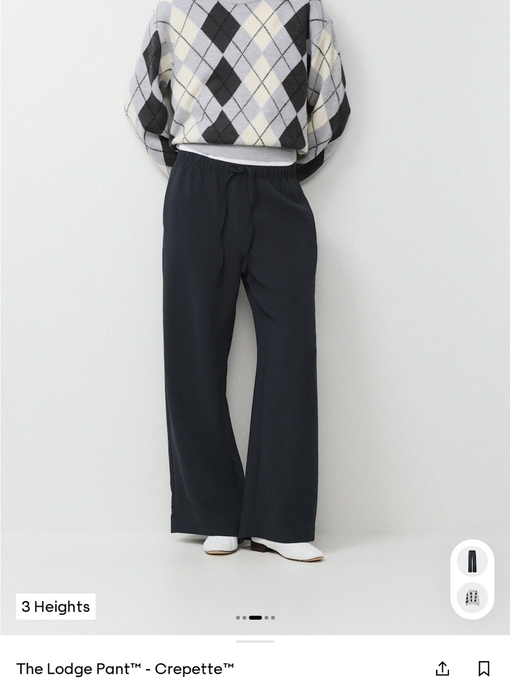 Aritzia Lodge Drawstring Pants in Crepette™